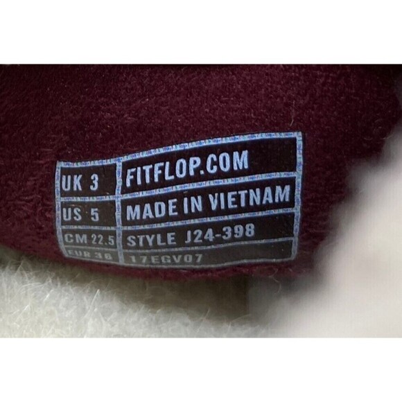 Fitflop Purple and Cream Sippers/ Loafers - Picture 15 of 15